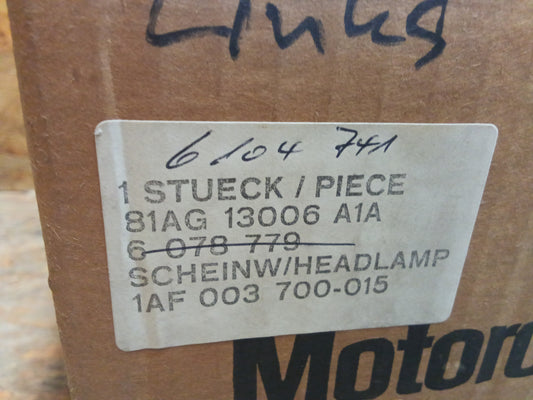 Ford Escort MK3 BJ 1980-1986 Scheinwerfer links original Motorcraft NEU