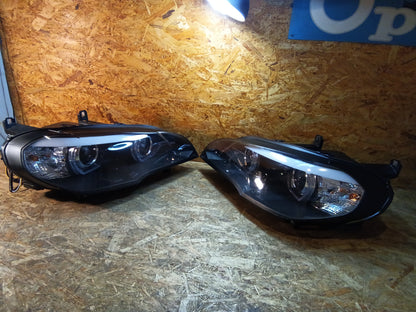 Xenon Schwarz DRL Scheinwerfer passend für BMW X5 (E70) 2008-2010