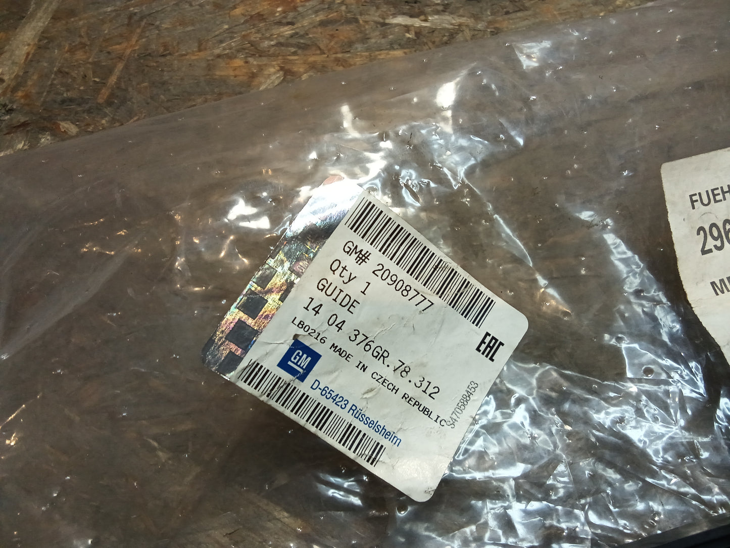 Astra J Gleitelement hintere Stoßstange original GM NEU