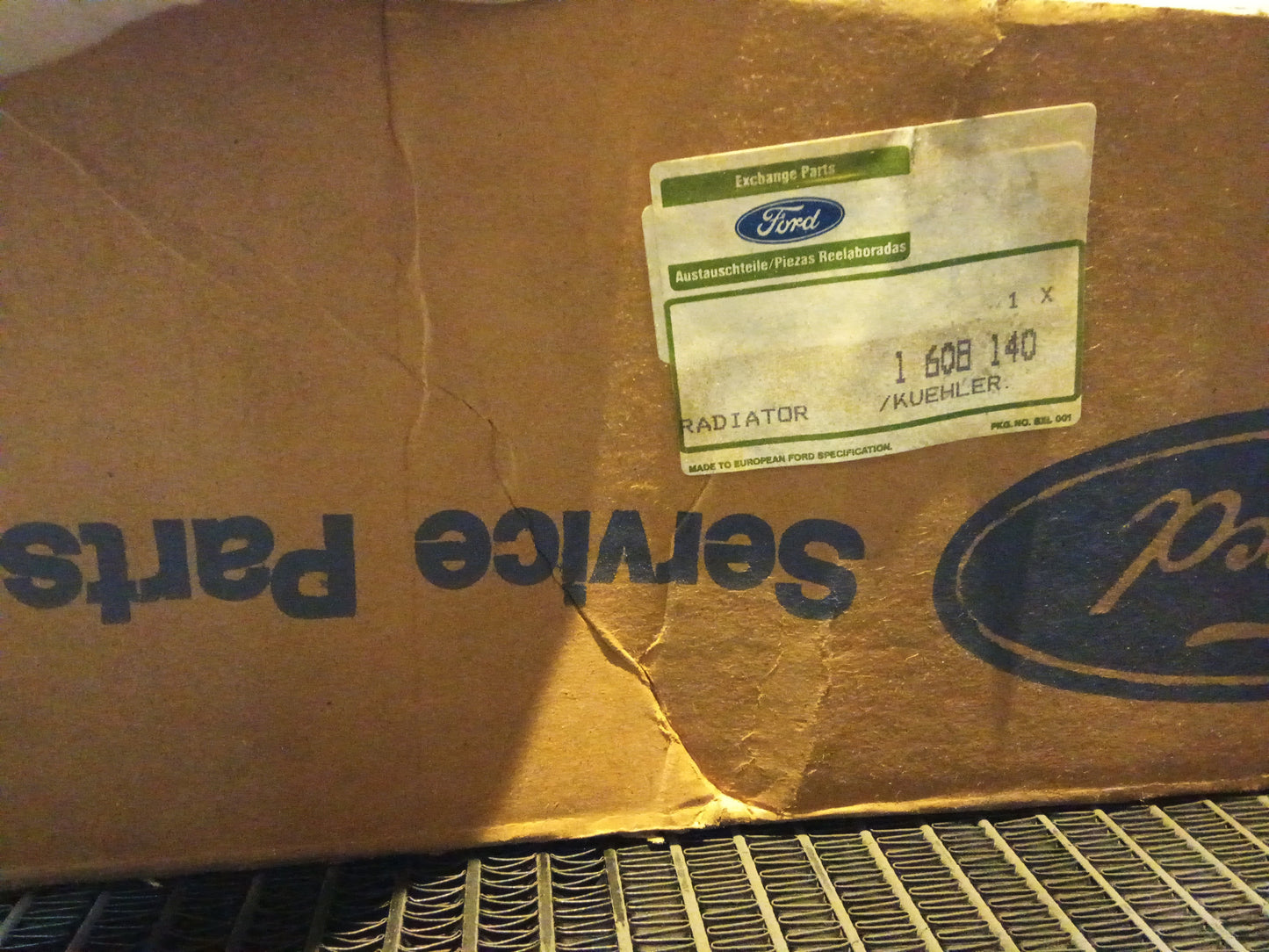 Ford Taunus BJ 08.73-08.83 1,3l-2,0l Motorkühler original Ford NEU