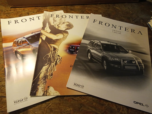 Prospekt Frontera original Opel