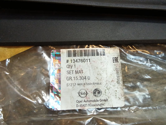 Opel Crossland X Fußmattensatz Gummi original GM NEU