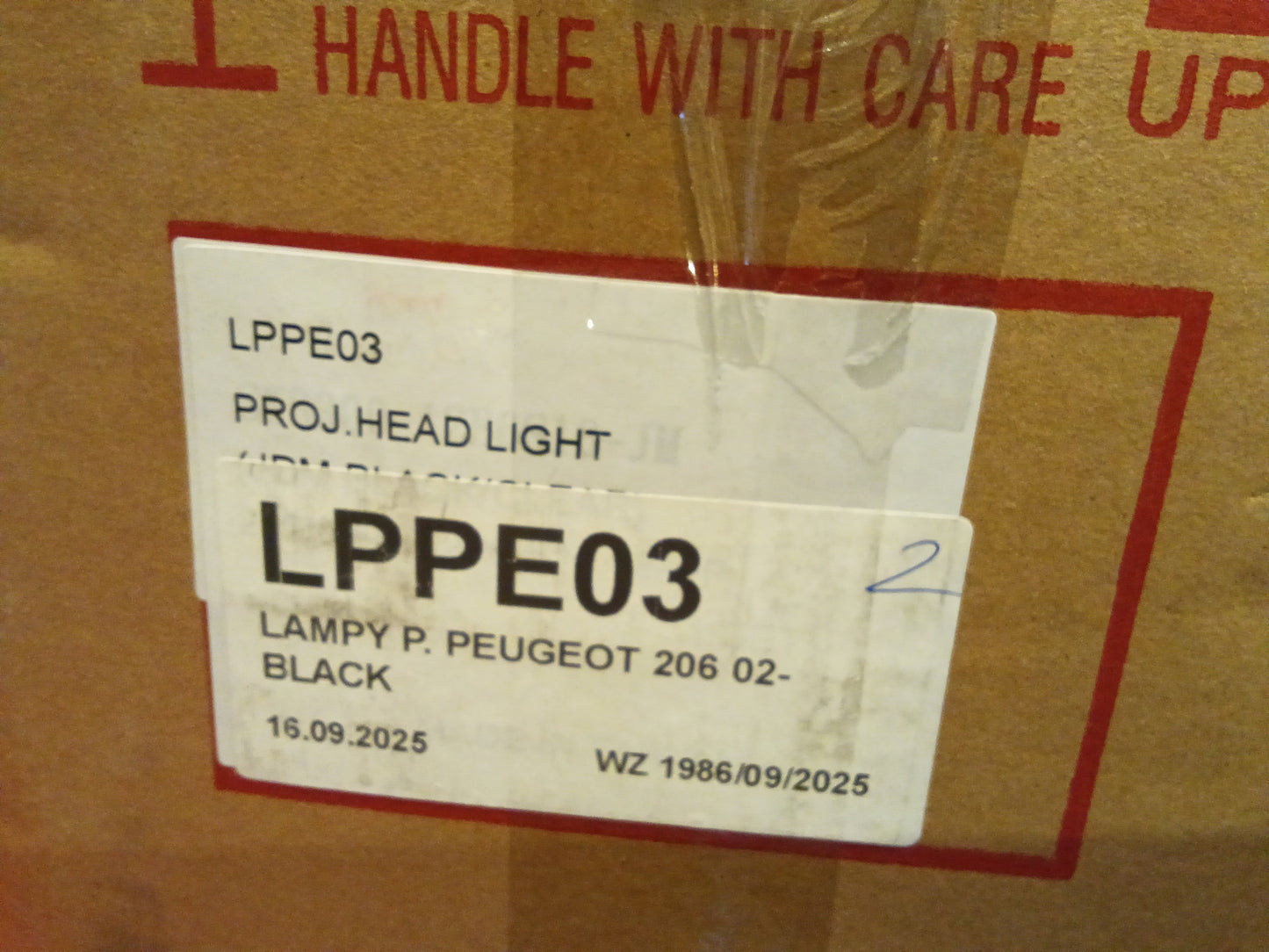 Tuning-Tec LED Angel Eyes Scheinwerfer für Peugeot 206 02-14 schwarz