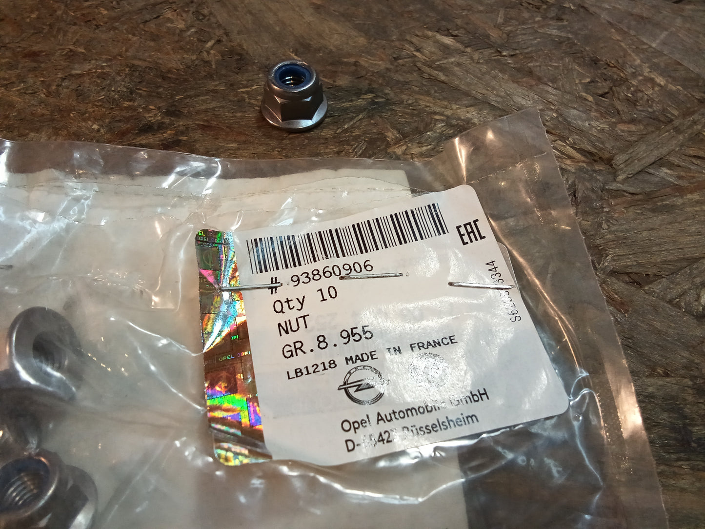 Opel Sechskantschraube M8 SW13 selbstsichernd original GM NEU