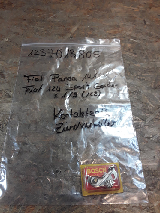 Fiat Panda 141 Fiat 124 Sport Spider x 1/9 (128) Kontaktsatz Zündverteiler original Bosch NEU