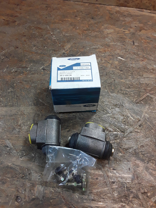 Ford Escort IV/ V/ VI/ Focus l Radbremszylinder Set Hinterachse original Ford NEU