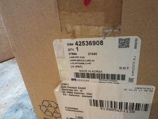 Opel Mokka Nebelscheinwerfer original GM NEU