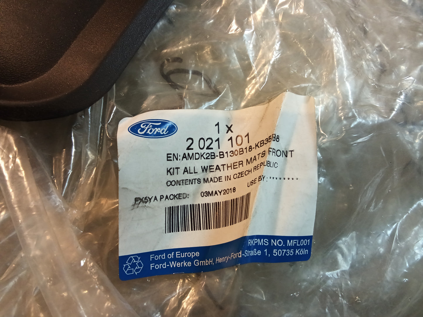 Ford Tourneo, Transit Fußmattenset original Ford NEU