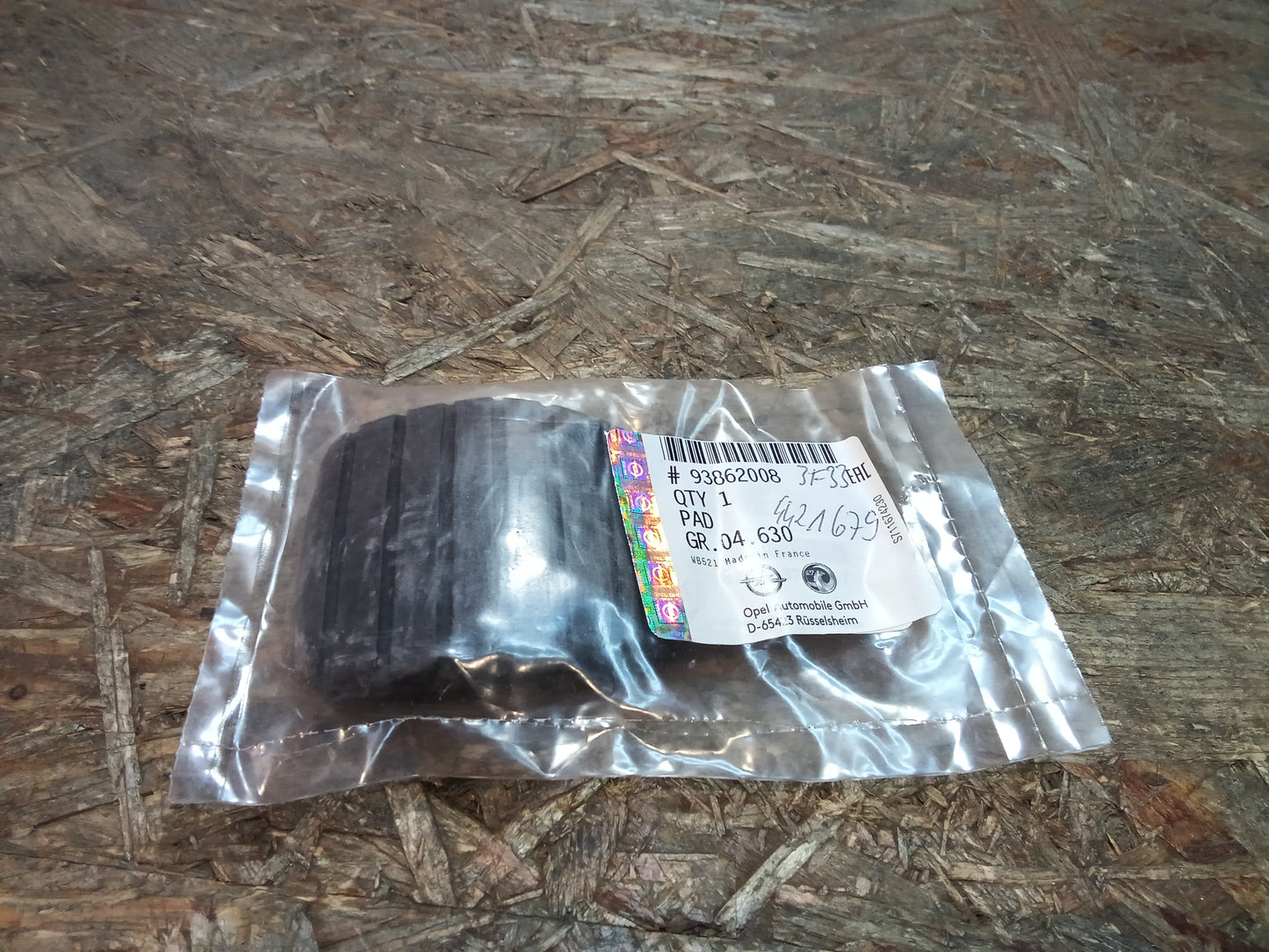 Opel Vivaro A Movano B Pedalgummi