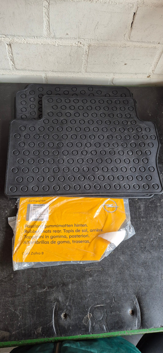 Gummifußmatten Zafira Satz 4-teilig Original GM Neu