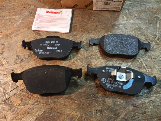 Ford Transit Connect BJ 02 Bremsbeläge Scheibenbremse vorne original Motorcraft NEU