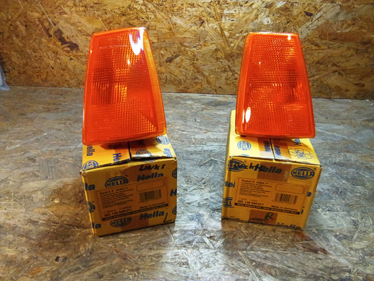 Kadett E bj 10.84-... Blinkergehäuse Set R+L original Hella NEU NOS