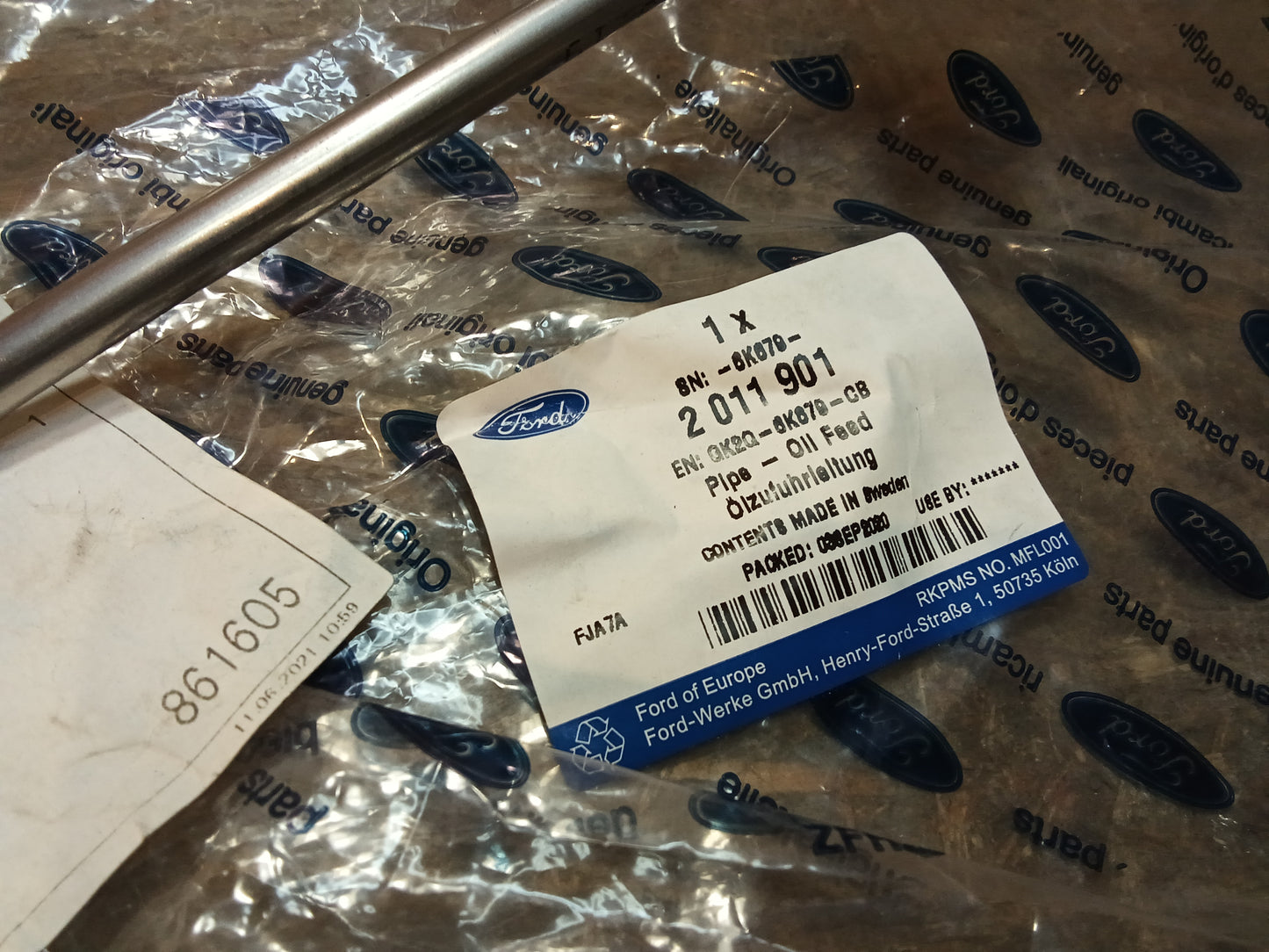 Ford Tourneo, Transit 2.0 EcoBlue Ölleitung Zufuhr original Ford NEU