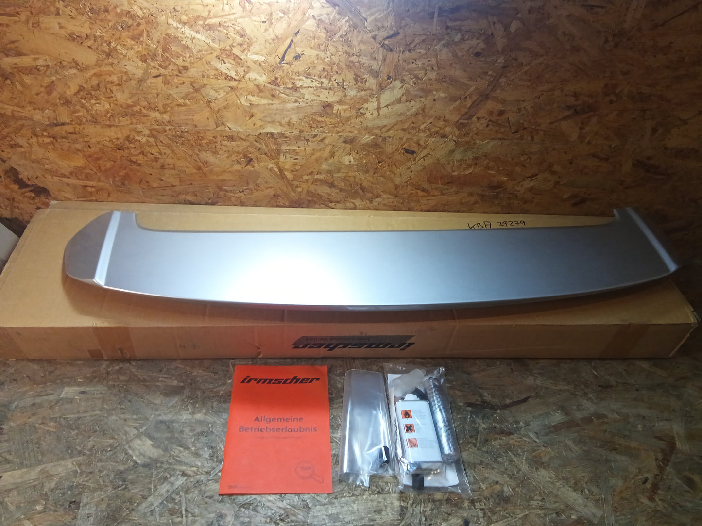 Opel Astra H Caravan Heckspoiler original IRMSCHER NEU silber