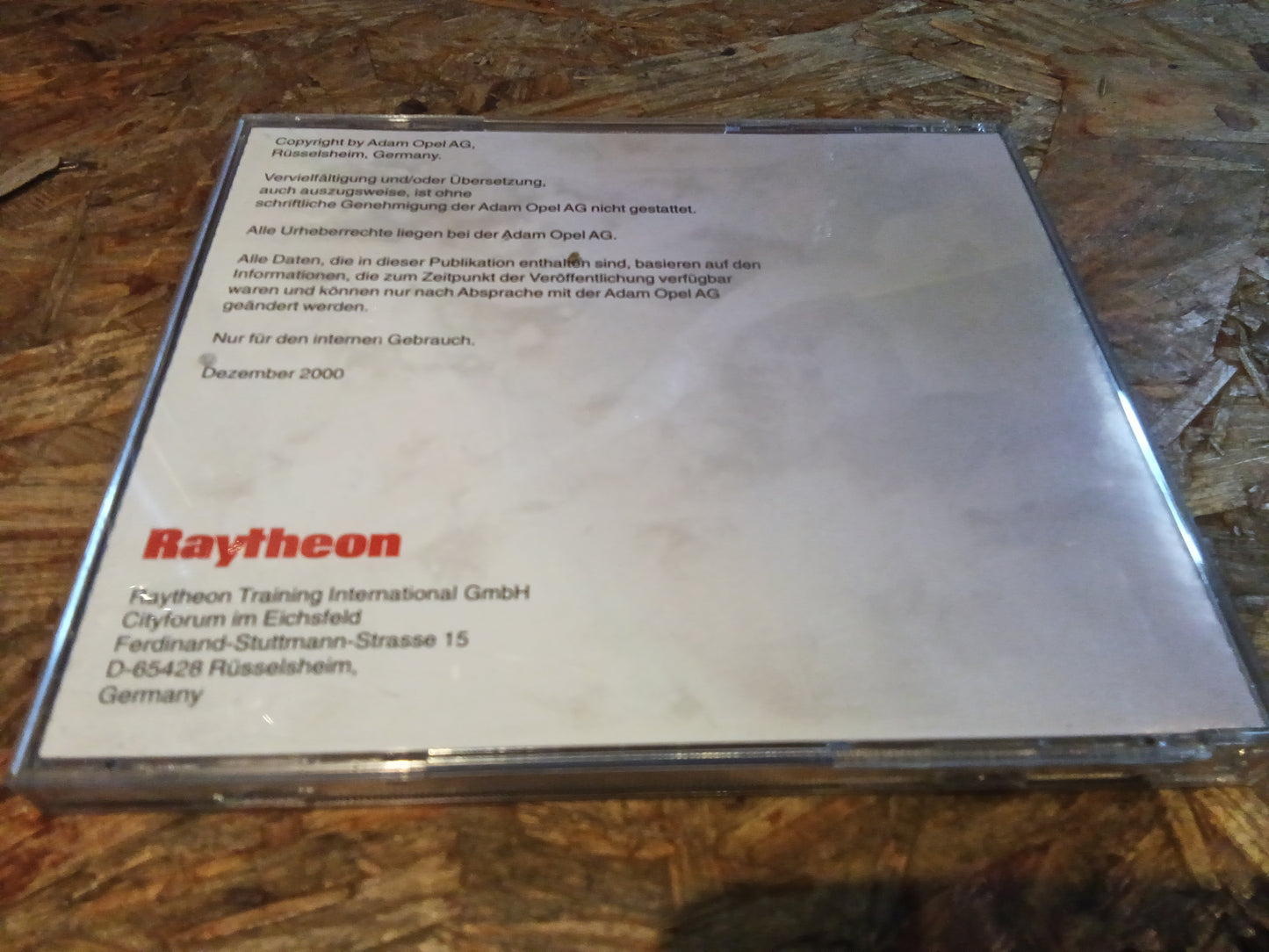 CD SVMC46 "AGILA TEIL 2" original Opel