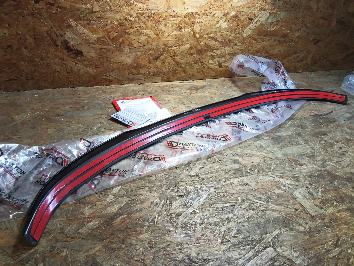 Spoiler CAP für Audi A3 Sportback 8V schwarz Hochglanz