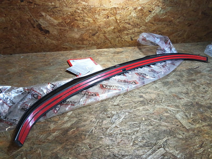 Spoiler CAP für Audi A3 Sportback 8V schwarz Hochglanz