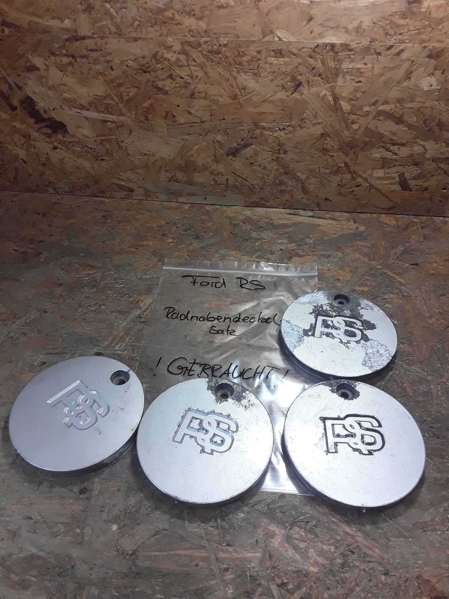 Ford RS Radnabendeckel Satz original Ford GEBRAUCHT