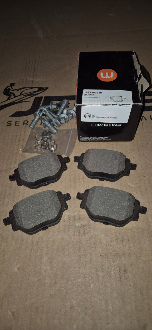 Bremsbelagsatz Corsa/Peugeot Hinterachse Original Eurorepar Neu