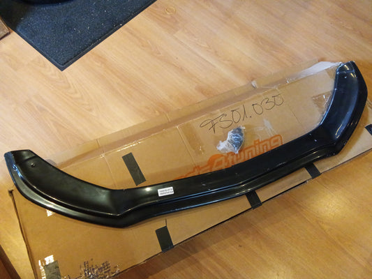 Oneway Frontspoiler passend für Mercedes C-Klasse W205 C43 AMG Limousine/Kombi 2016-2018 - Schwarz glänzend