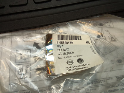 Opel Crossland X Fußmattensatz Gummi original GM NEU