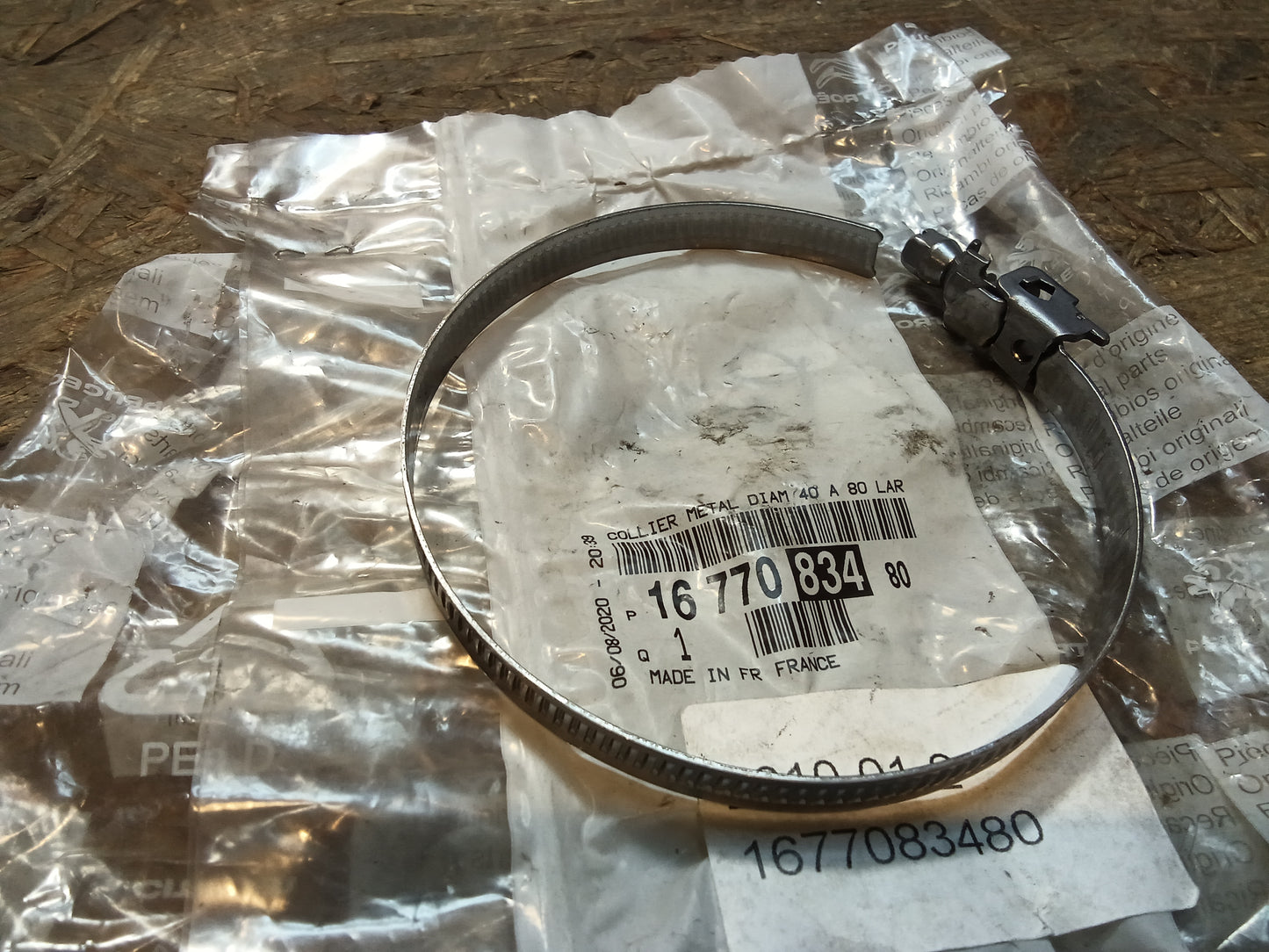 Peugeot Schlauchschelle original Peugeot NEU