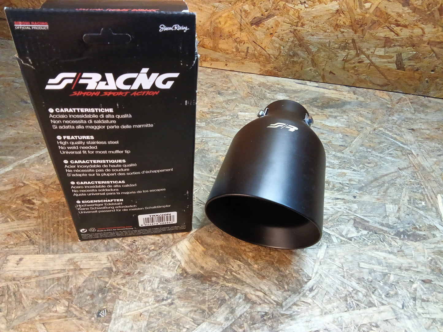 Original S Racing  Muffe an Schalldämpfer universal NEU