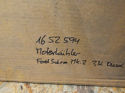 Ford Sierra MK2 2.3l Diesel Motorkühler original Ford NEU