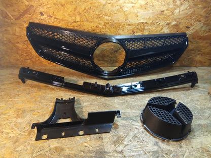Kühlergrill Gloss Black MERCEDES E-Klasse C207 Coupe A207 Cabrio Pre-Facelift 2009-2013