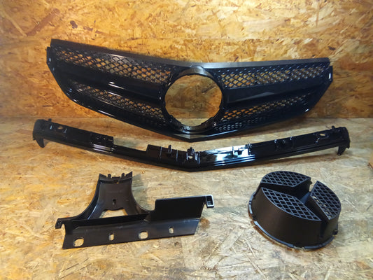 Kühlergrill Gloss Black MERCEDES E-Klasse C207 Coupe A207 Cabrio Pre-Facelift 2009-2013