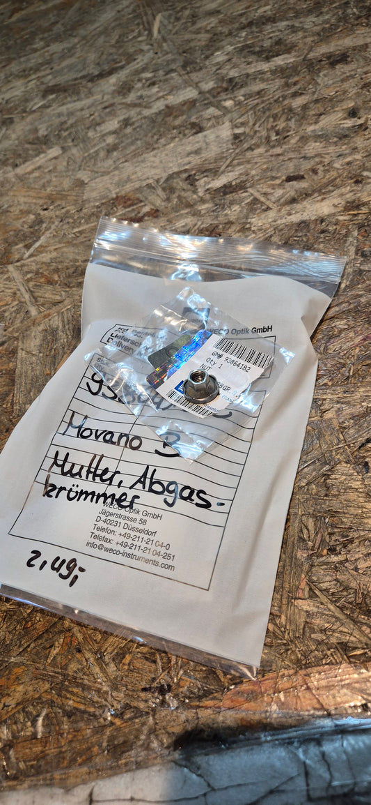 Mutter Abgaskrümmer Movano Original Neu