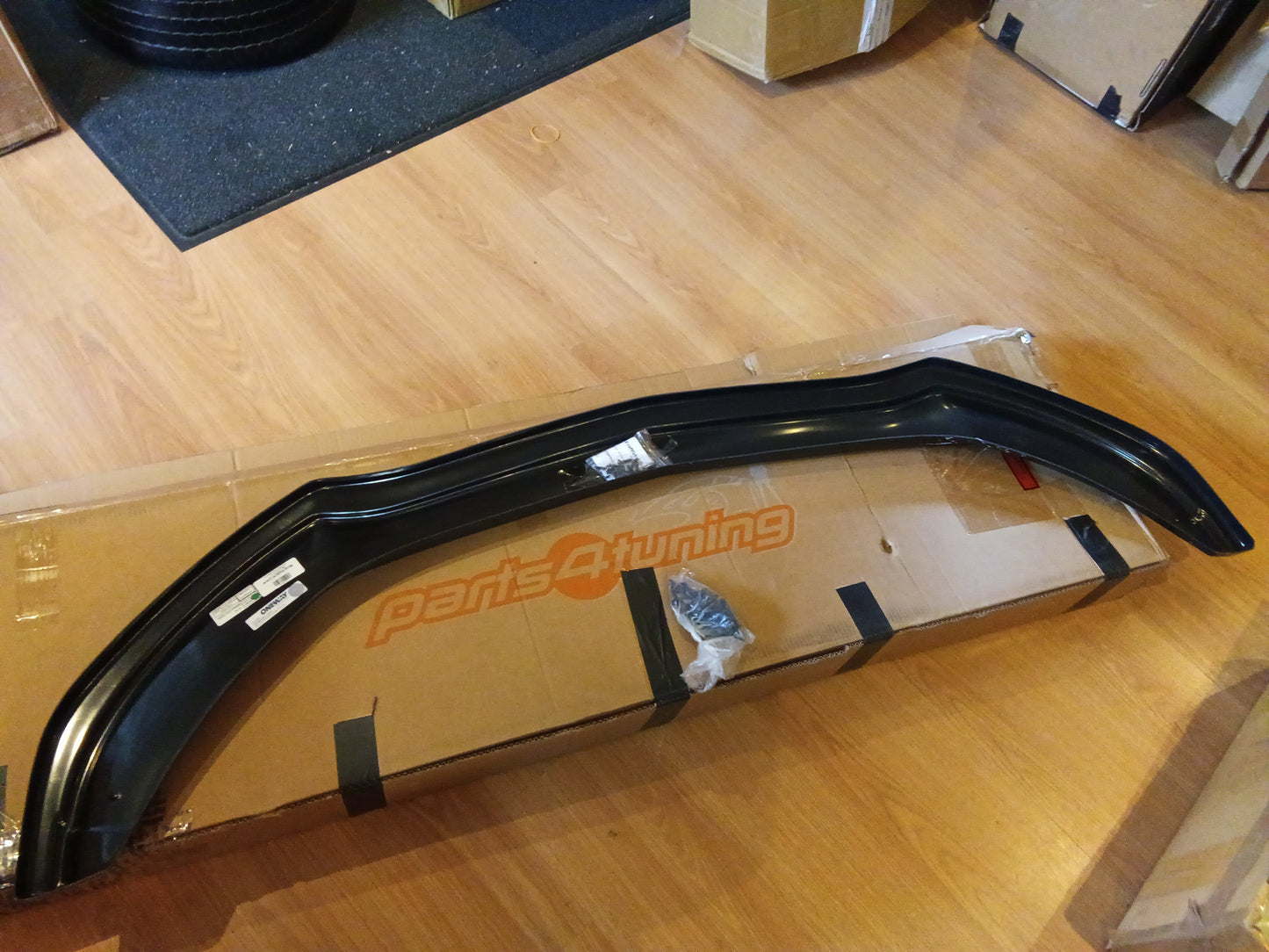 Oneway Frontspoiler passend für Mercedes C-Klasse W205 C43 AMG Limousine/Kombi 2016-2018 - Schwarz glänzend