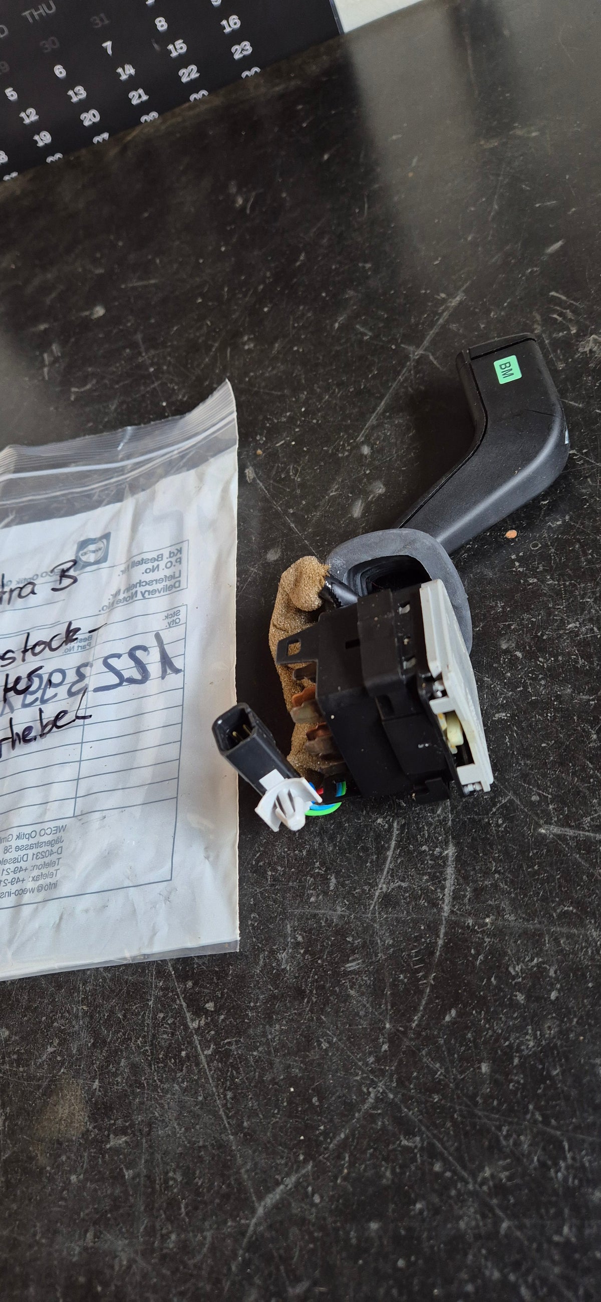 Lenkstockschalter Blinkerhebel, Vectra, Original GM Neu