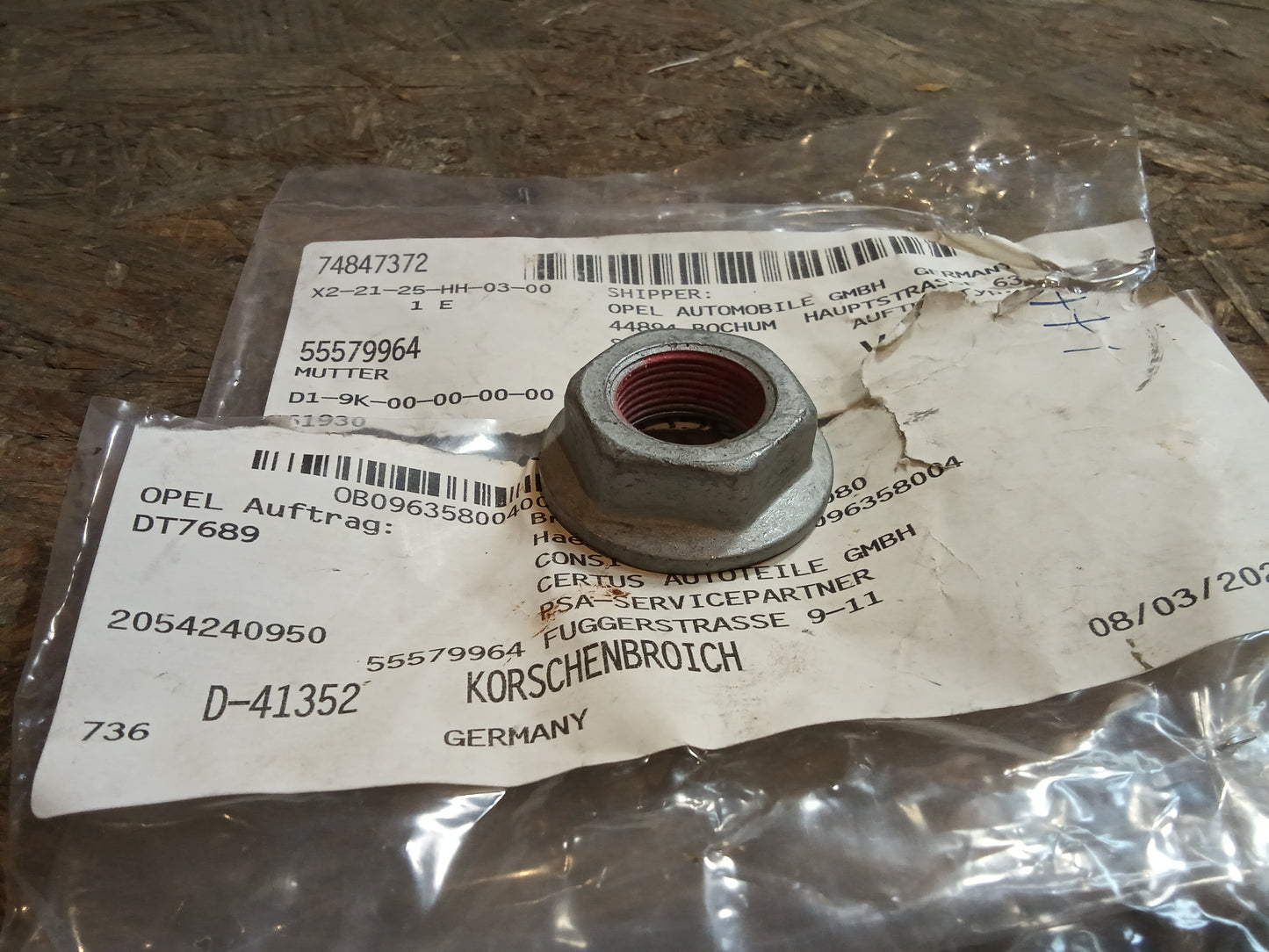 Oldtimer / Youngtimer Mutter Antriebswelle, Verteilergetriebe original NEU