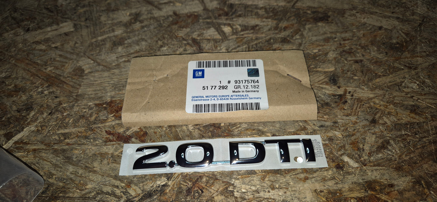 Emblem Heckklappe, Astra, Original GM Neu