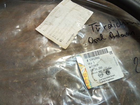 Opel Adam Türdichtung rechts original GM NEU