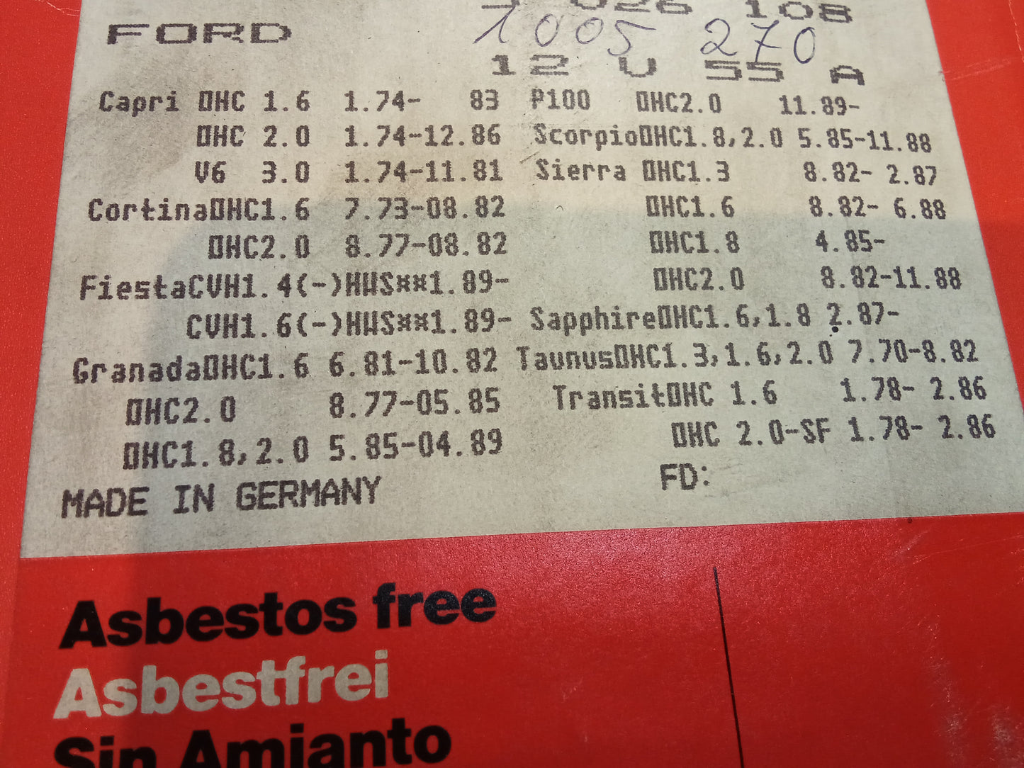 Modelle siehe Bild Lichtmaschine 12V 55A original Motorcraft NEU