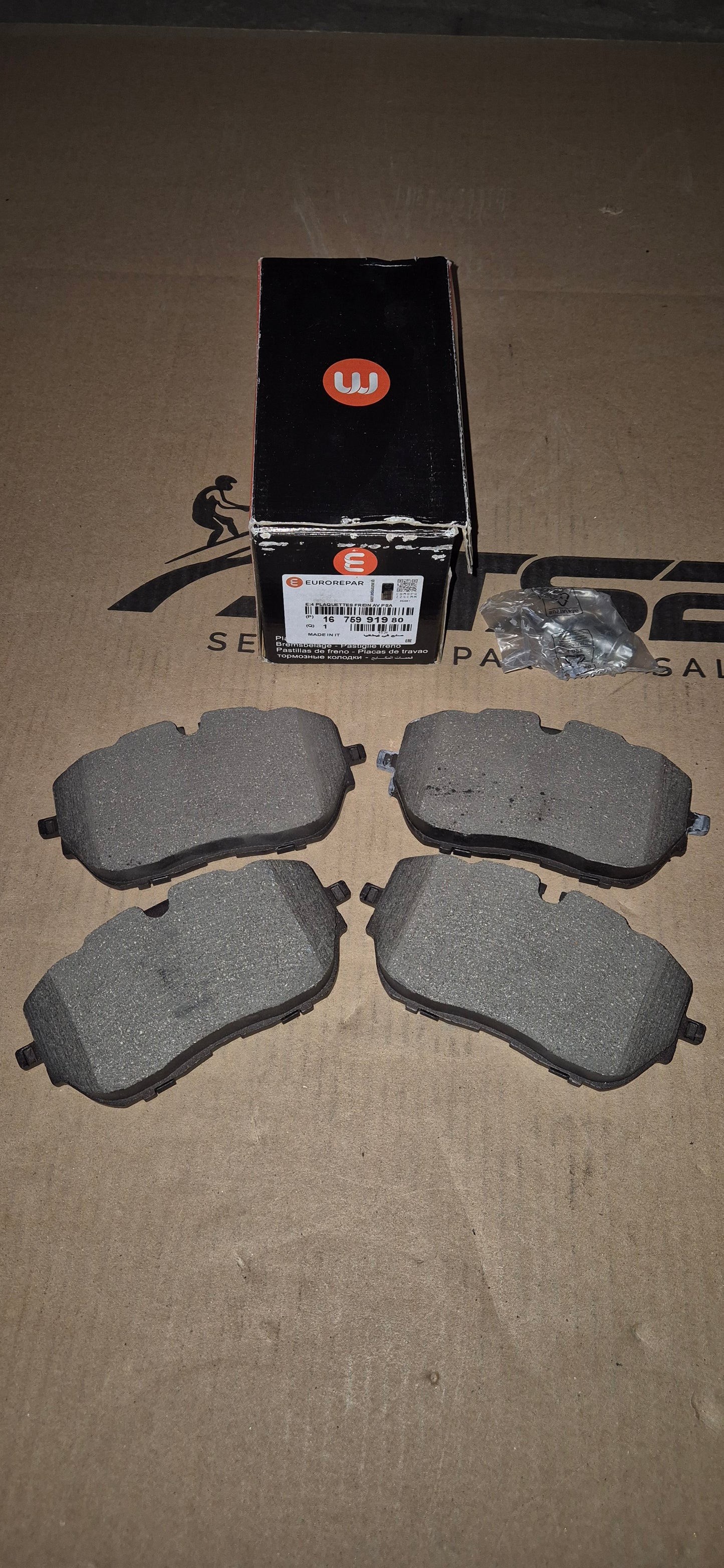 Bremsbelagsatz 308 Vorderachse Original Eurorepar Neu