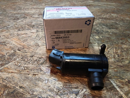 Chevrolet Spark (M300) elektr. Scheibenwaschwasserpumpe original GM NEU