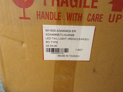 Heckleuchten LED Rot Klar passend für AUDI A6 C6 (4F) Limousine Vor-Facelift 2004-2008
