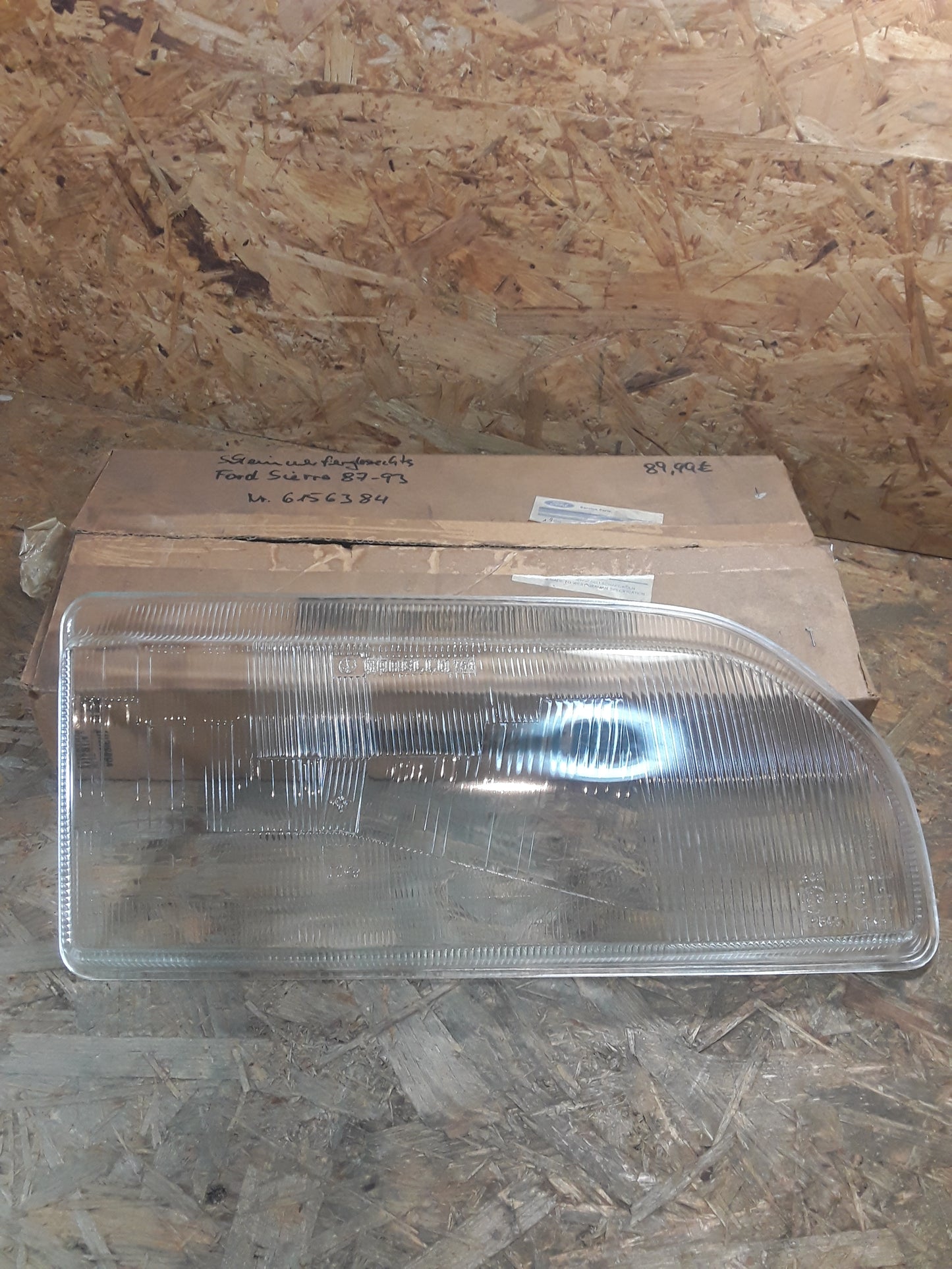 Ford Sierra Bj 87-93 Scheinwerferglas rechts original Ford NEU