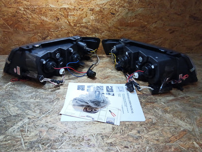 Tuning-Tec CCFL Angel Eyes Scheinwerfer für VW Passat 3B (B5) 96-00 schwarz