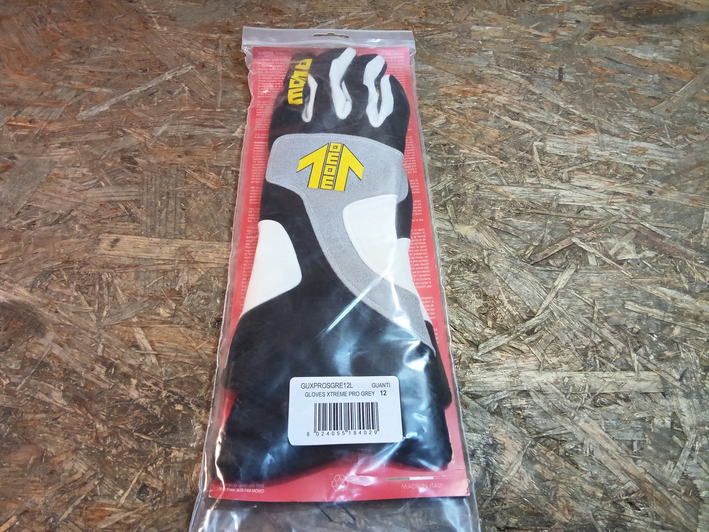 MOMO Rennfahrerhandschuhe XTREME PRO Grey