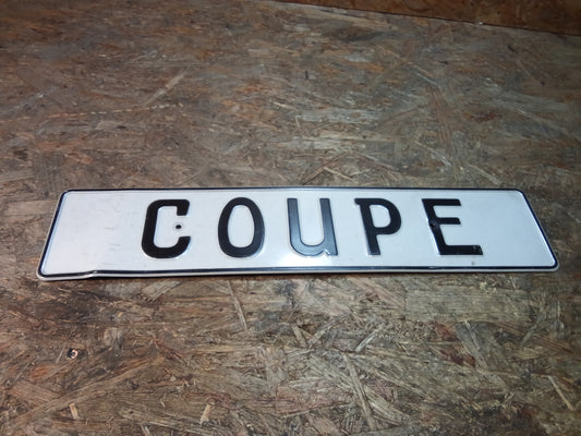 Opel Coupe Nummernschild NEU