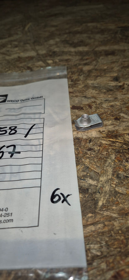 Halteklammer M6, Opel, Original Neu