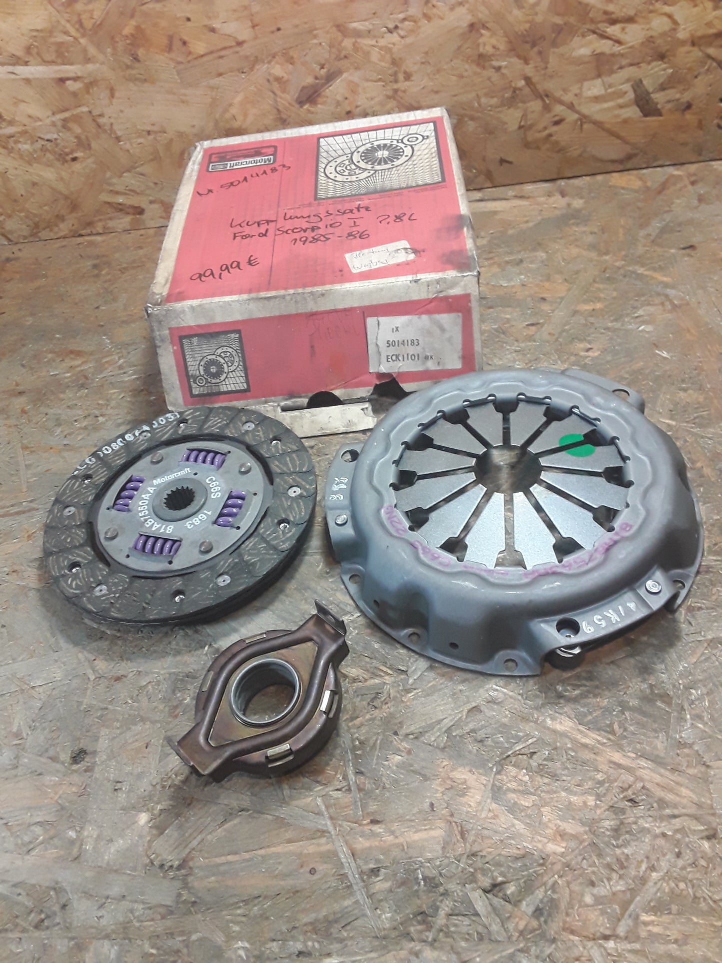 Ford Scorpio l 2,8l Bj 85-86 Kupplungssatz original Ford Motorcraft NEU