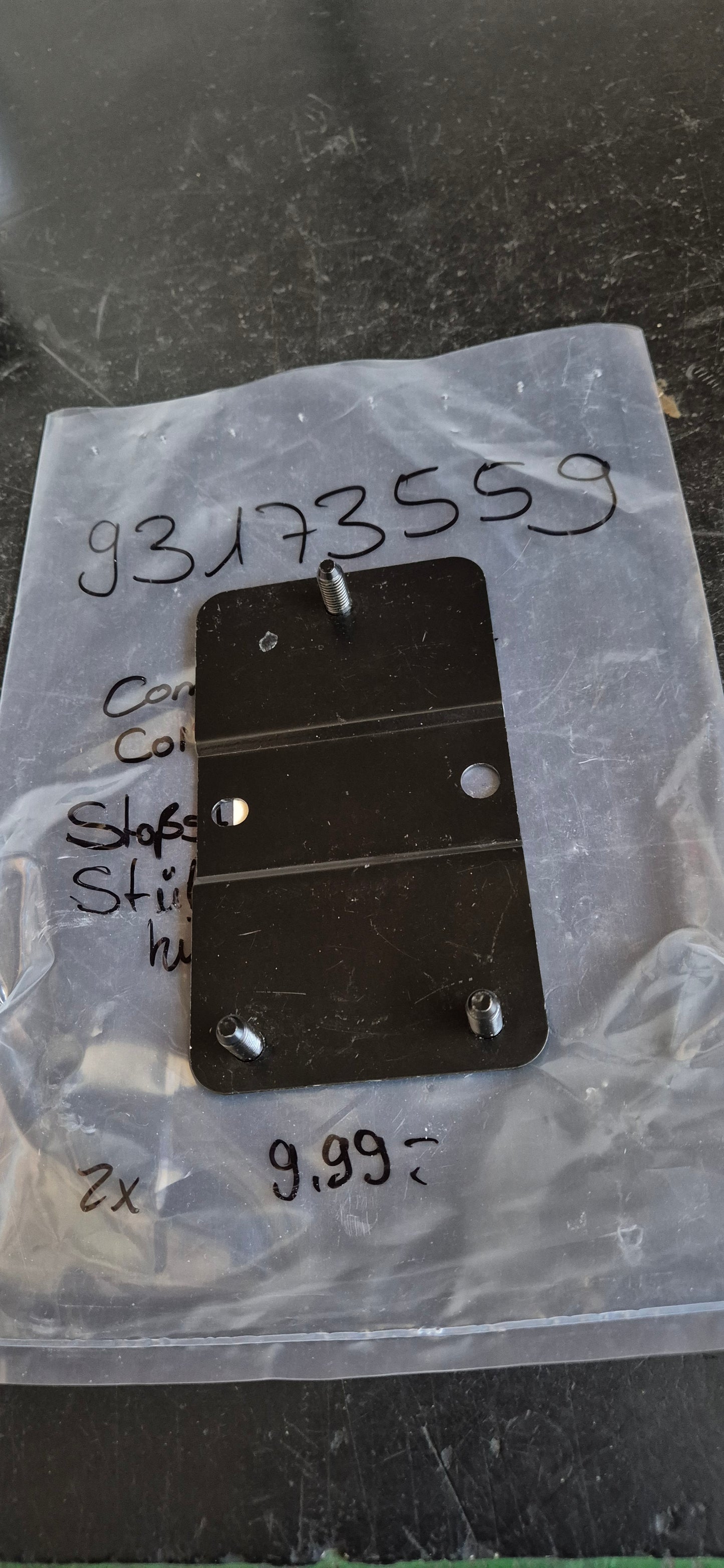 Stoßstangen Stützhalterung hinten Corsa, Combo Original GM Neu