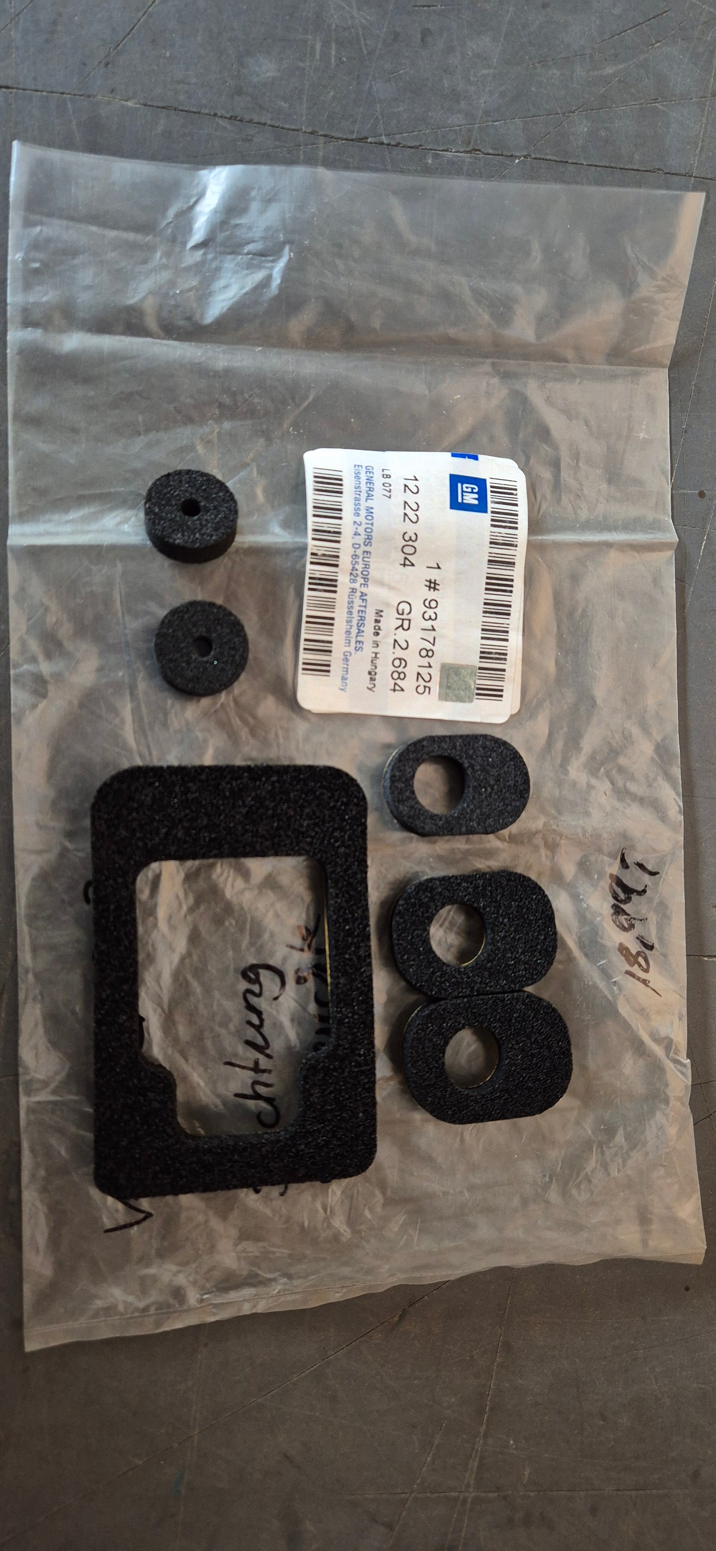 Dichtung Rückleuchte Vectra Original GM Neu