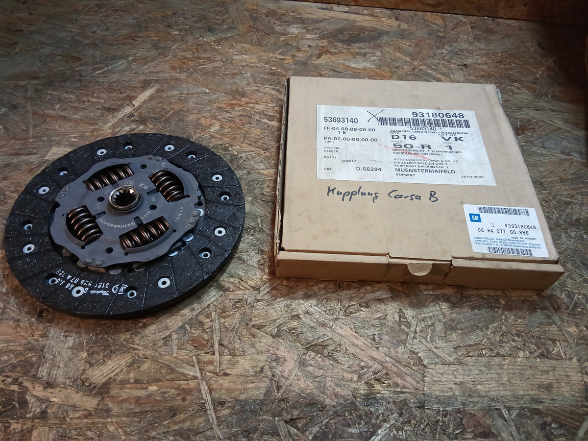 Corsa B Astra G/H 1.6/1.8 Kupplungsscheibe original GM NEU