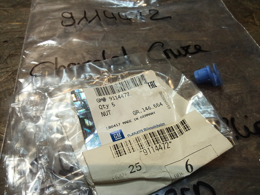 Chevrolet Cruze Stoßstangen, Clip, Klammer original PSA NEU